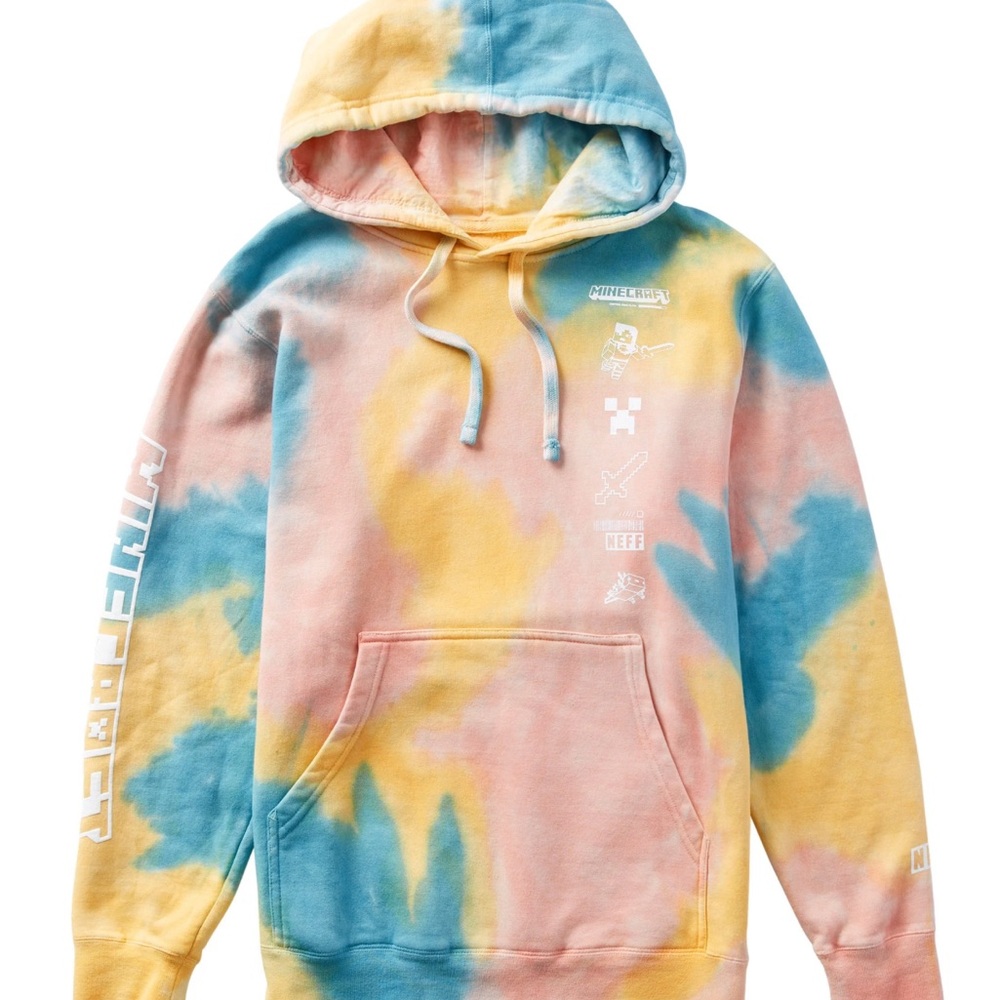 RARE Minecraft Tie-Dye Hoodie